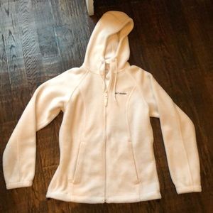 WORN ONCE: Columbia Winter White Fleece- Size S